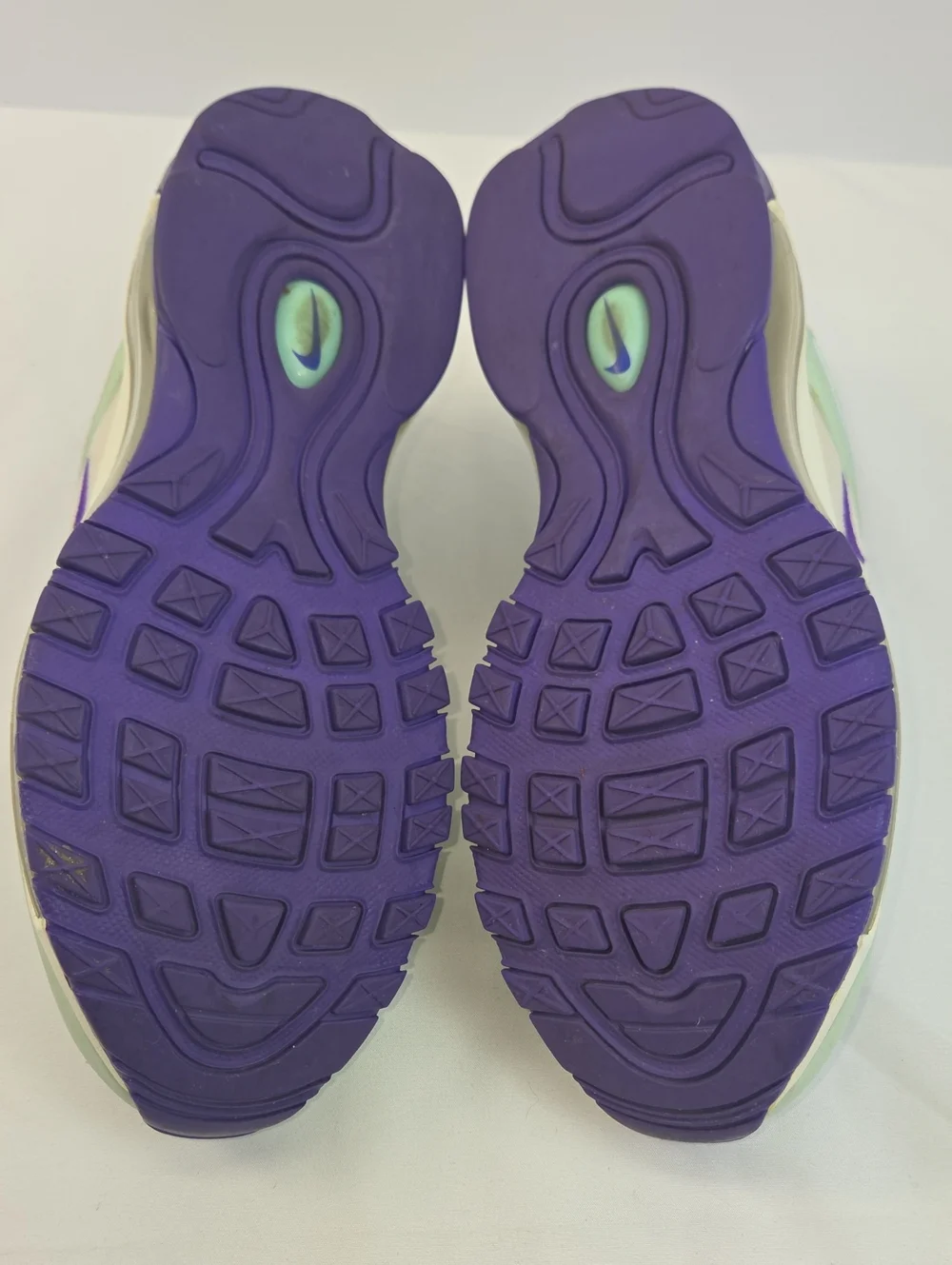 Nike Women’s Mint & Purple Air Max 97 Sneakers